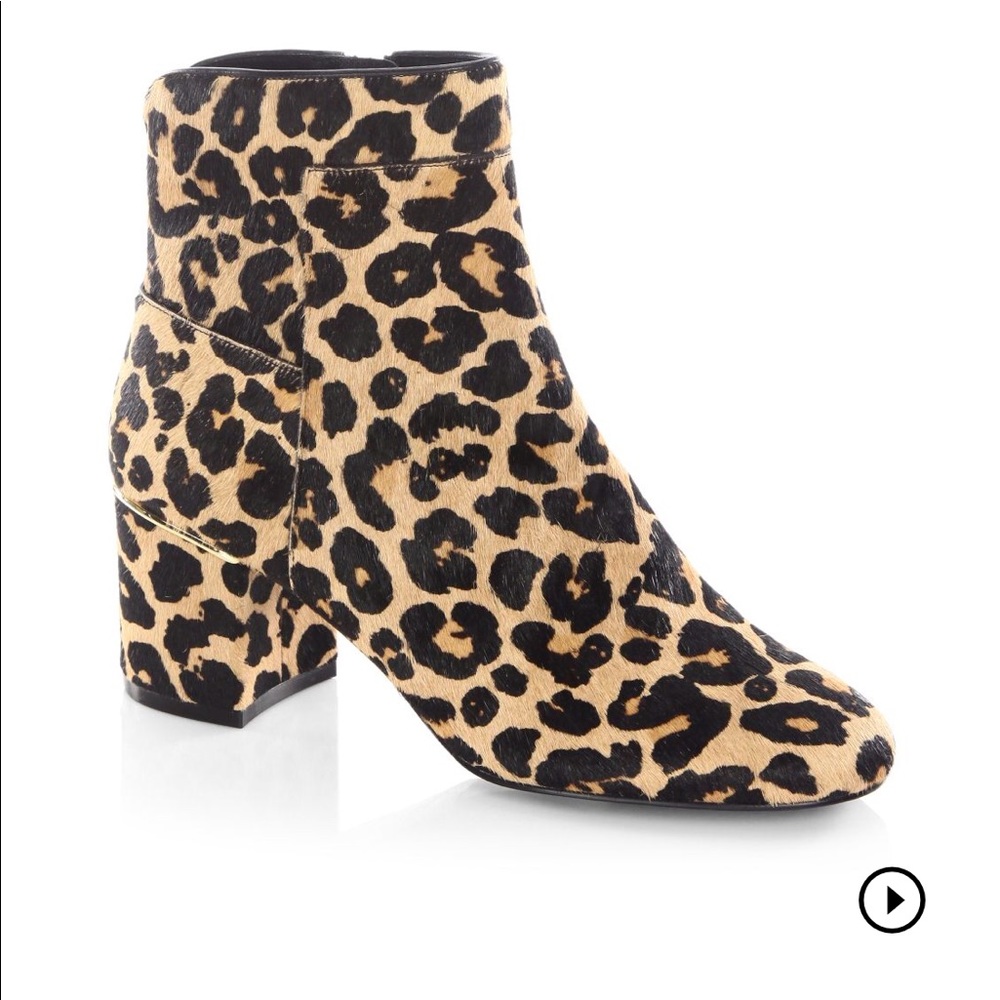 Cole Haan leopard boots